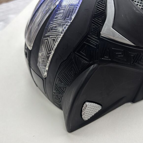 Black Panther Wakanda Vibranium Power FX Light Up Mask Marvel Halloween Costume - Picture 6 of 15